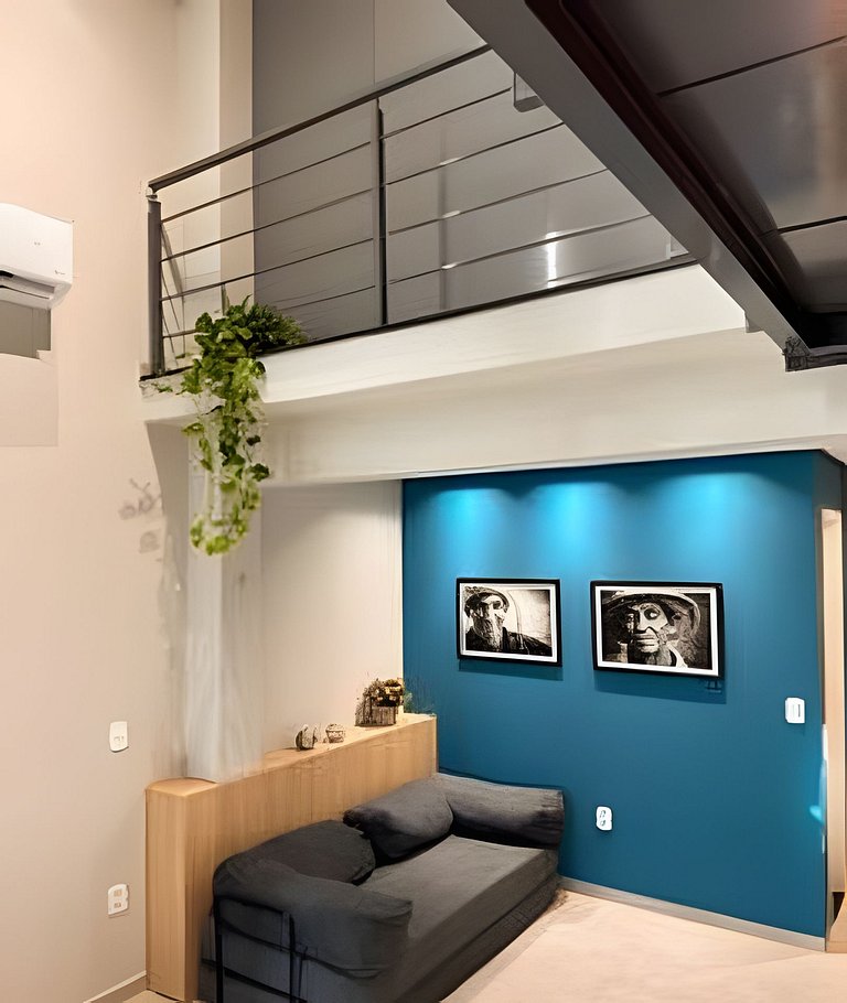 Loft Exclusivo | Rooftop com Vista Panorâmica