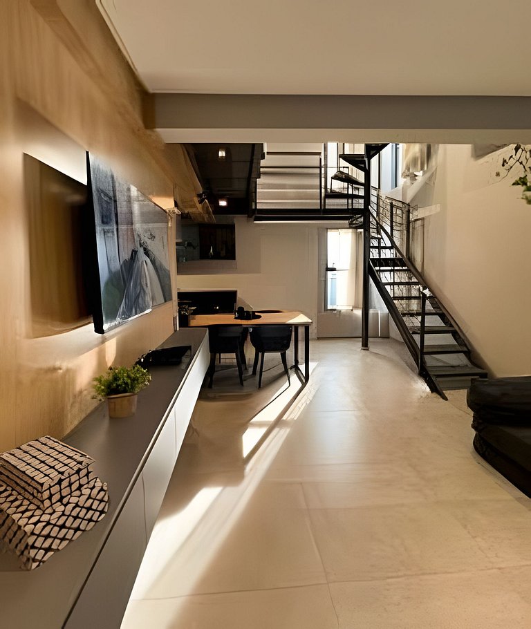 Loft Exclusivo | Rooftop com Vista Panorâmica