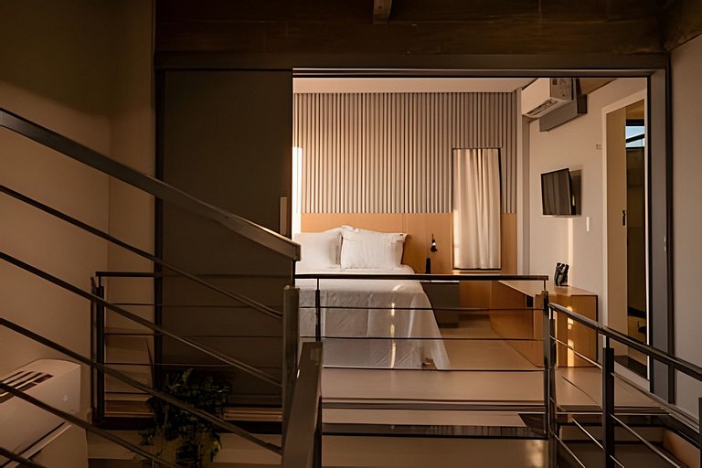 Loft Exclusivo | Rooftop com Vista Panorâmica