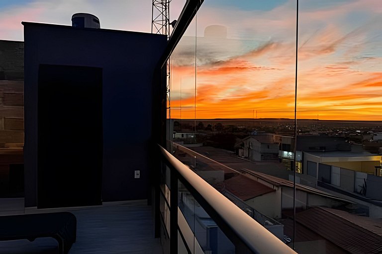 Loft Exclusivo | Rooftop com Vista Panorâmica