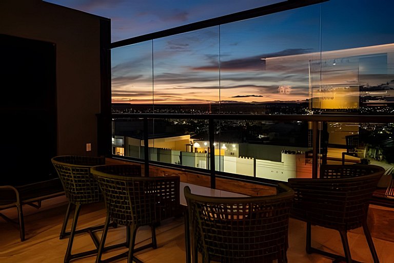 Loft Exclusivo | Rooftop com Vista Panorâmica