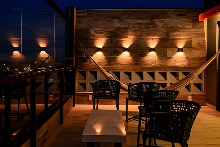 Loft Exclusivo | Rooftop com Vista Panorâmica