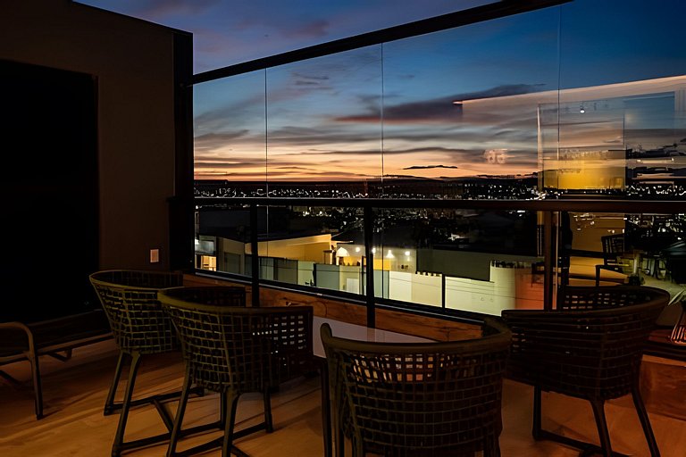 Loft Exclusivo | Rooftop com Vista Panorâmica