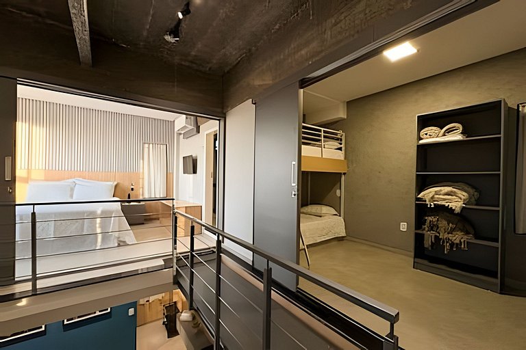 Loft Exclusivo | Rooftop com Vista Panorâmica