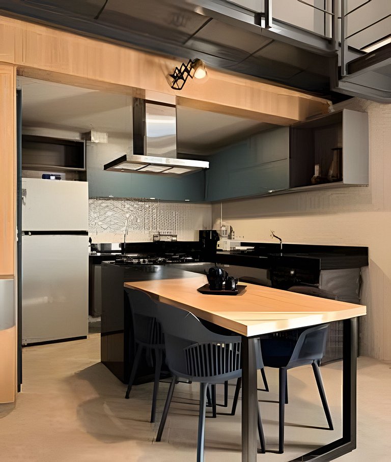 Loft Exclusivo | Rooftop com Vista Panorâmica