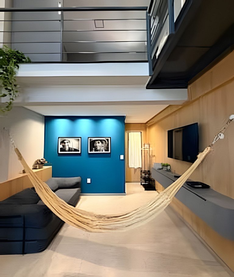Loft Exclusivo | Rooftop com Vista Panorâmica